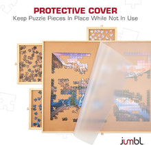Load image into Gallery viewer, Jumbl 1500 Piece Puzzle Table, folding legs with 6 drawers
