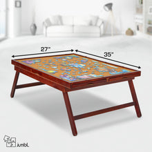 Load image into Gallery viewer, Jumbl 1500-Piece Puzzle Board - 27 x 35&quot; Wooden Puzzle Table with Felt Surface &amp; 6 Drawers - Brown
