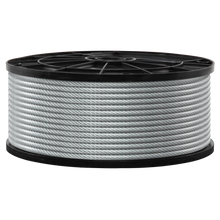 Load image into Gallery viewer, 1/8&quot; - 3/16&quot; Galvanized Steel Wire Rope, 250 Ft.
