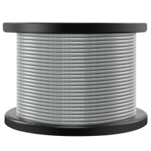 Load image into Gallery viewer, 3/16&quot; - 1/4&quot; Galvanized Steel Wire Rope, 500 Ft.
