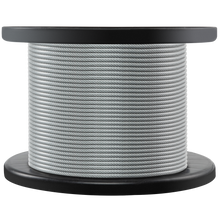 Load image into Gallery viewer, 1/8&quot; - 3/16&quot; Galvanized Steel Wire Rope, 750 Ft.
