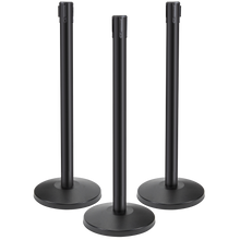Load image into Gallery viewer, 3-Piece Heavy-Duty Stanchion Set with Retractable Belt
