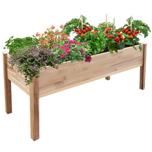 Load image into Gallery viewer, Elevated Cedar Wood Garden Bed, 72&quot; x 23&quot;
