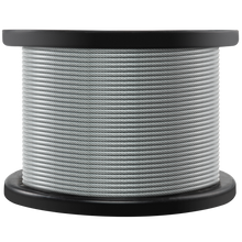 Load image into Gallery viewer, 1/8&quot; - 3/16&quot; Galvanized Steel Wire Rope, 1000 Ft.
