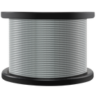 1/8" - 3/16" Galvanized Steel Wire Rope, 1000 Ft.