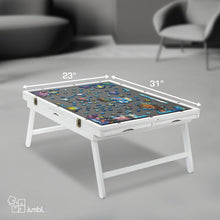 Load image into Gallery viewer, Jumbl 1000-Piece Puzzle Board - 23 x 31&quot; Tilting Puzzle Table with Felt Surface &amp; 6 Drawers - White
