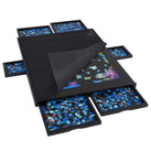 Jumbl 1500-Piece Puzzle Board - 27 x 35" Wooden Puzzle Board with 6 Removable Drawers - Black