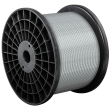 Load image into Gallery viewer, 3/16&quot; - 1/4&quot; Galvanized Steel Wire Rope, 500 Ft.
