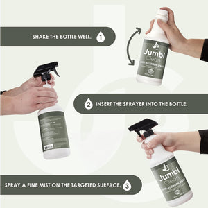 JumblClean Unscented Anti Allergen Spray - Eco-Friendly Household Cleaner - 32 fl oz (946 ml)