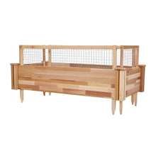 Load image into Gallery viewer, Jumbl Raised Garden Bed, 24 x 48 x 10 in, Elevated Canadian Cedar Wood Herb Garden Planter
