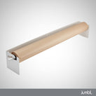 Jumbl Kraft Paper Wall Dispenser, 36" Wall Mounted Paper Roll Dispenser with Paper Cutter (White)