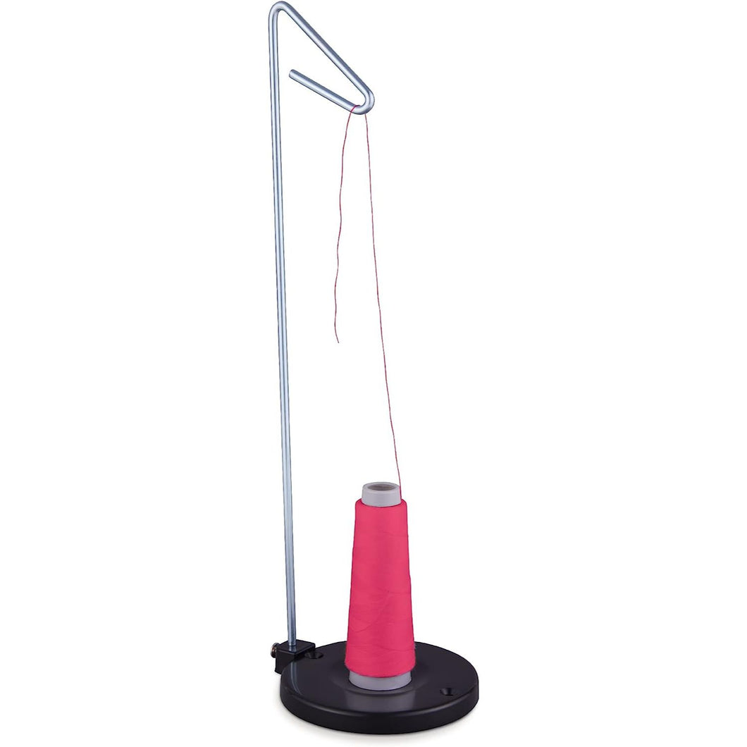 Universal Single Thread Stand With Plastic Base - Cone Spool Holder For Sewing, Embroidery & Overlock Machines