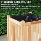 Jumbl Raised Garden Bed, 16 x 18 x 20 in, Durable Canadian Cedar Wood Elevated Garden Bed