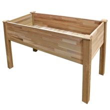 Load image into Gallery viewer, Elevated Cedar Wood Garden Bed, 49” x 23”
