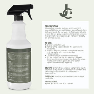 JumblClean Unscented Anti Allergen Spray - Eco-Friendly Household Cleaner - 32 fl oz (946 ml)