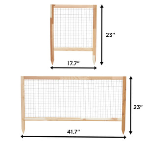 Jumbl Raised Garden Bed, 24 x 48 x 10 in, Elevated Canadian Cedar Wood Herb Garden Planter