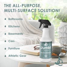 Load image into Gallery viewer, JumblClean Zero Odor Multipurpose Odor Eliminator Spray &amp; Room Deodorizer with No Scent &amp; Non Toxic
